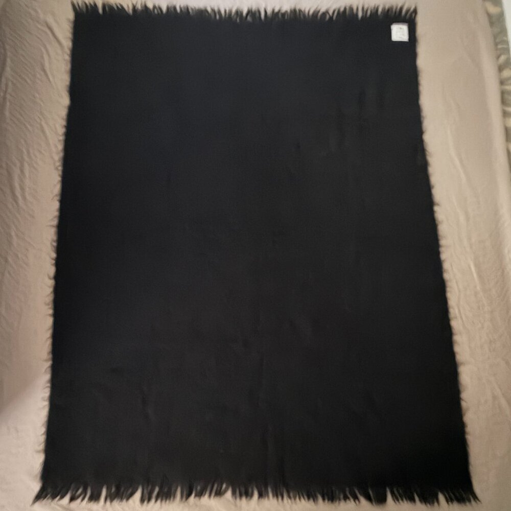 MADISON TAYLOR LTD. JOHANNESBURG CAPE MOHAIR BLANKET THROW 70% MOHAIR 30% WOOL